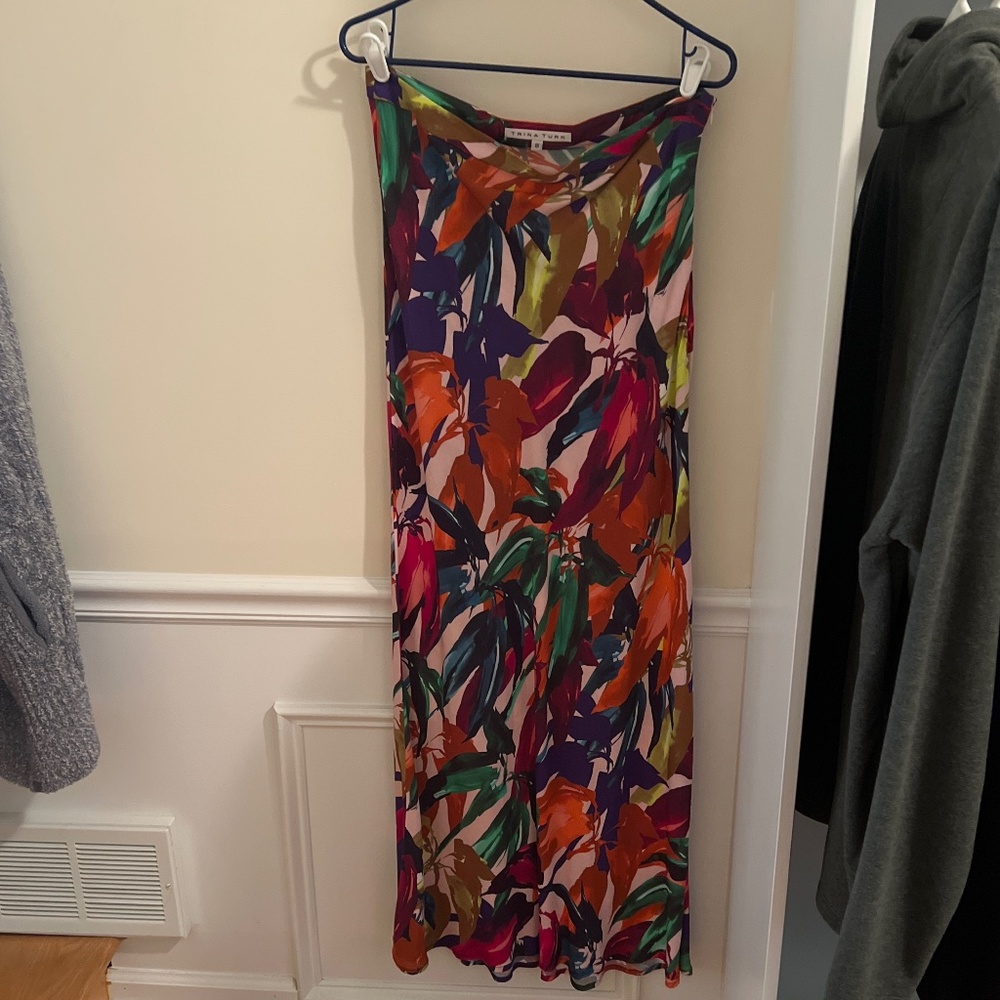 Trina Turk long floral skirt